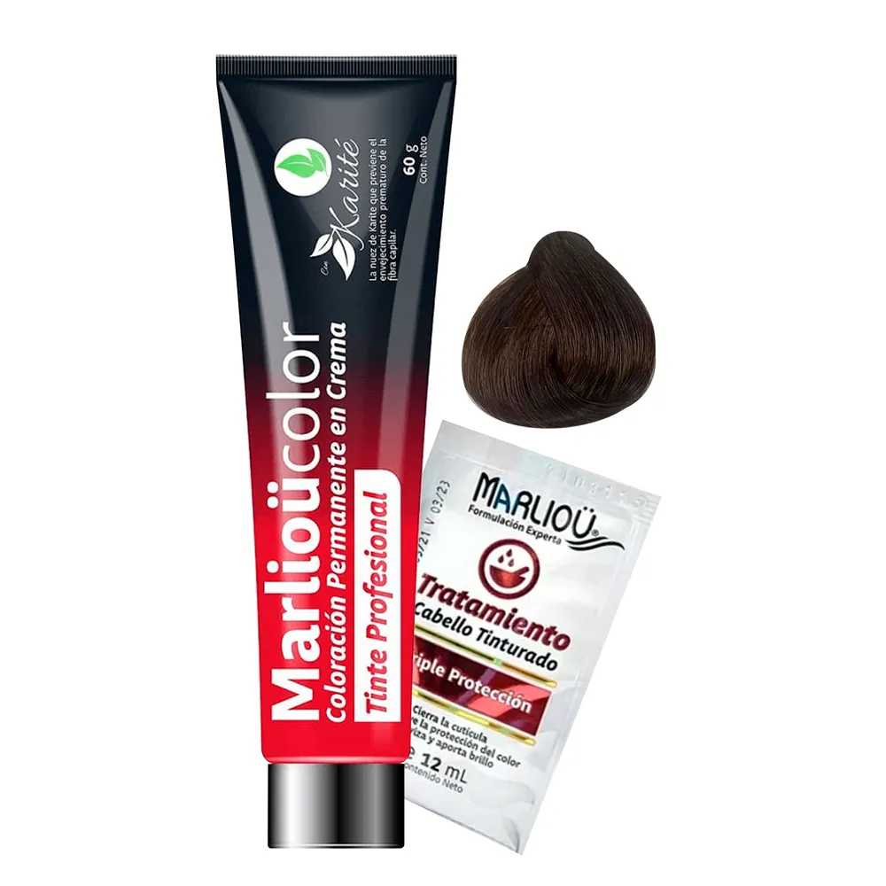 MARLIOU TINTE PROFESIONAL CHOCOLATE OSCURO 5-53