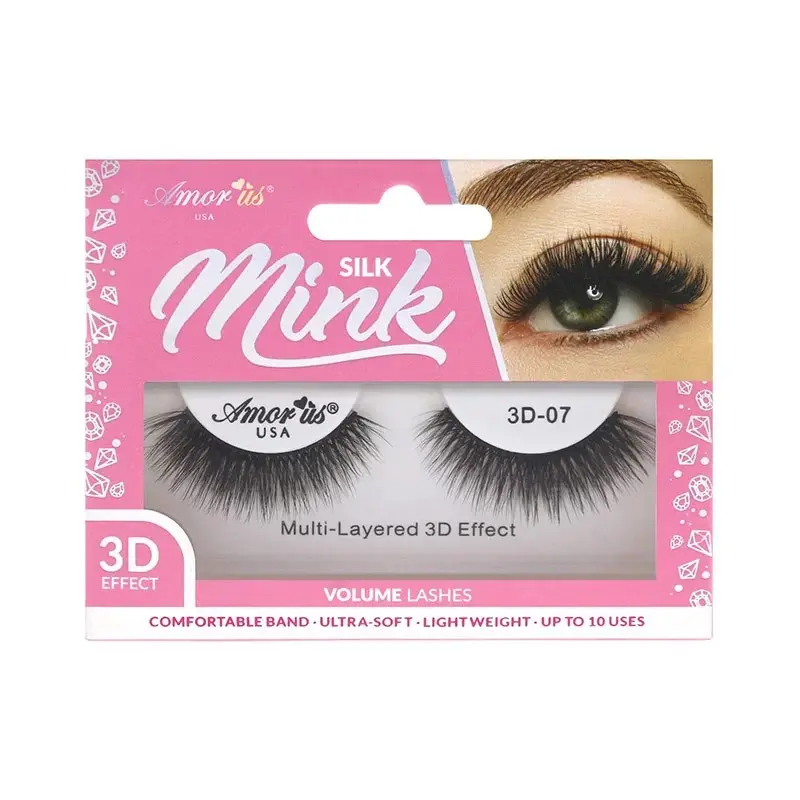 AMOR US Mink Lashes 5P 3D #07 – Pestañas Postizas Volumen Dramático