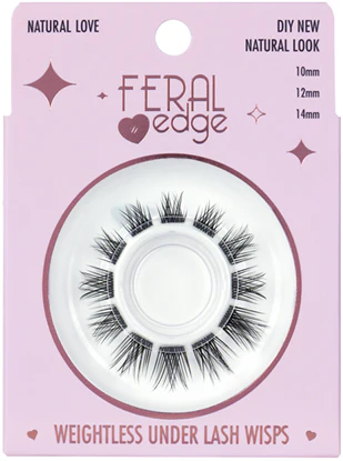 Feral Edge Weightless Eyelash Extensions - Natural Love