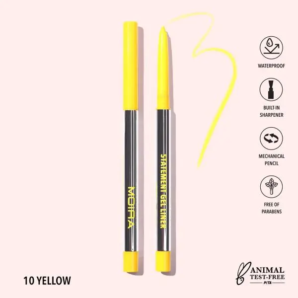 Moira Statement Gel Liner (010, Yellow)
