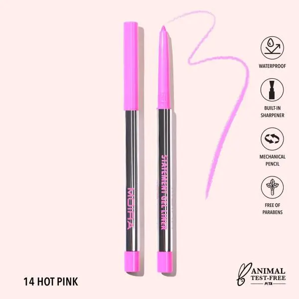 Moira Statement Gel Liner (014, Hot Pink)