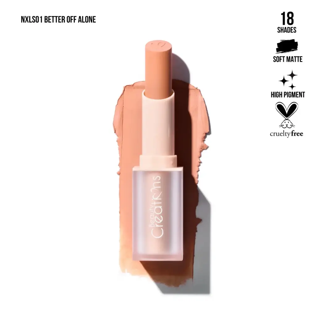 BEAUTY CREATIONS NUDE X LIPSTICK 01 BETTER OFF ALONE