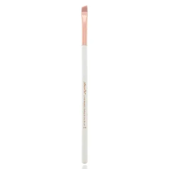 Amor Us Luxe Basics Angled Eyeliner-Brow Brush #212 – Brocha Profesional para Delineado y Cejas