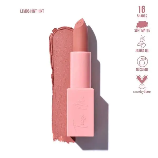 BEAUTY CREATIONS TEASE ME HINT HINT SOFT MATTE LIPSTICK #6