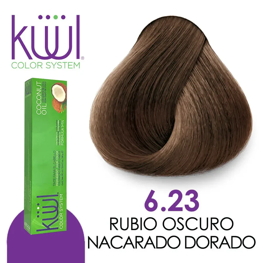 KUUL TINTE RUBIO OSCURO NACARADO DORADO