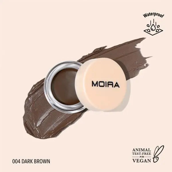 MOIRA Define & Sculpt Brow Pomade (004, Dark Brown)