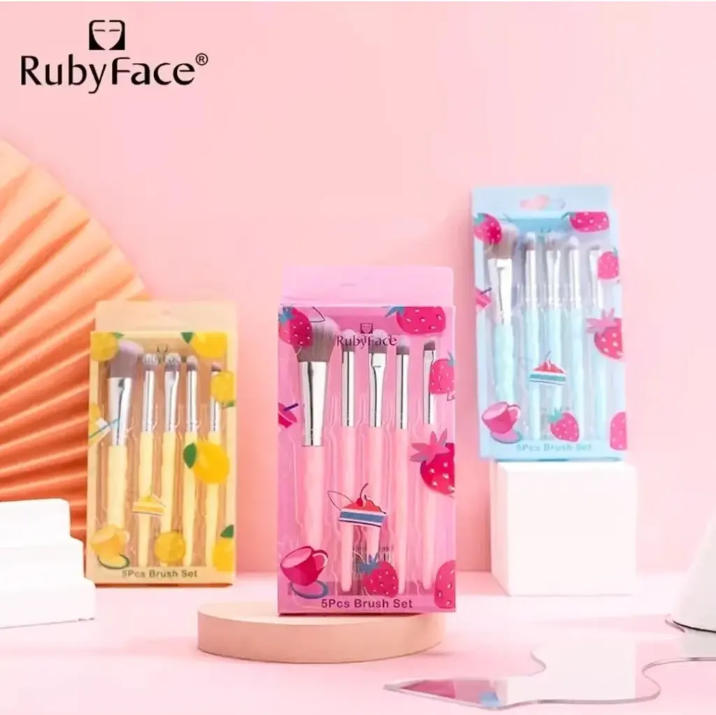 RUBY FACE 5PCS BRUSH SET VARIOS