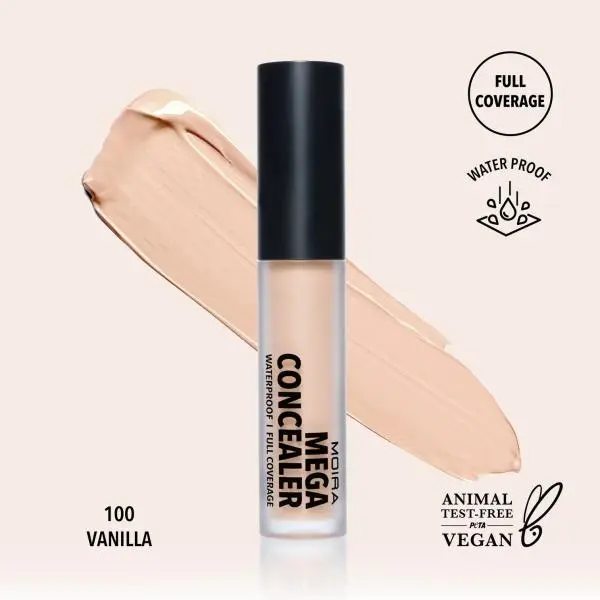 MOIRA Mega Waterproof Concealer ( #100 Vanilla )