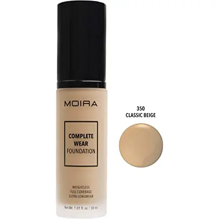 MOIRA Complete Wear Foundation (350, Classic Beige)