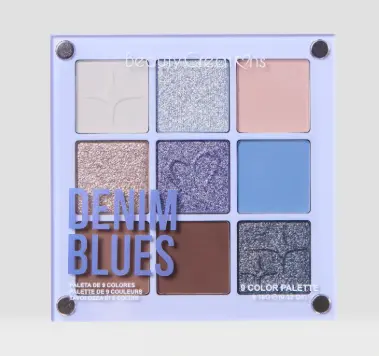 BEAUTY CREATIONS 9 COLOR PALETTE DENIM BLUES