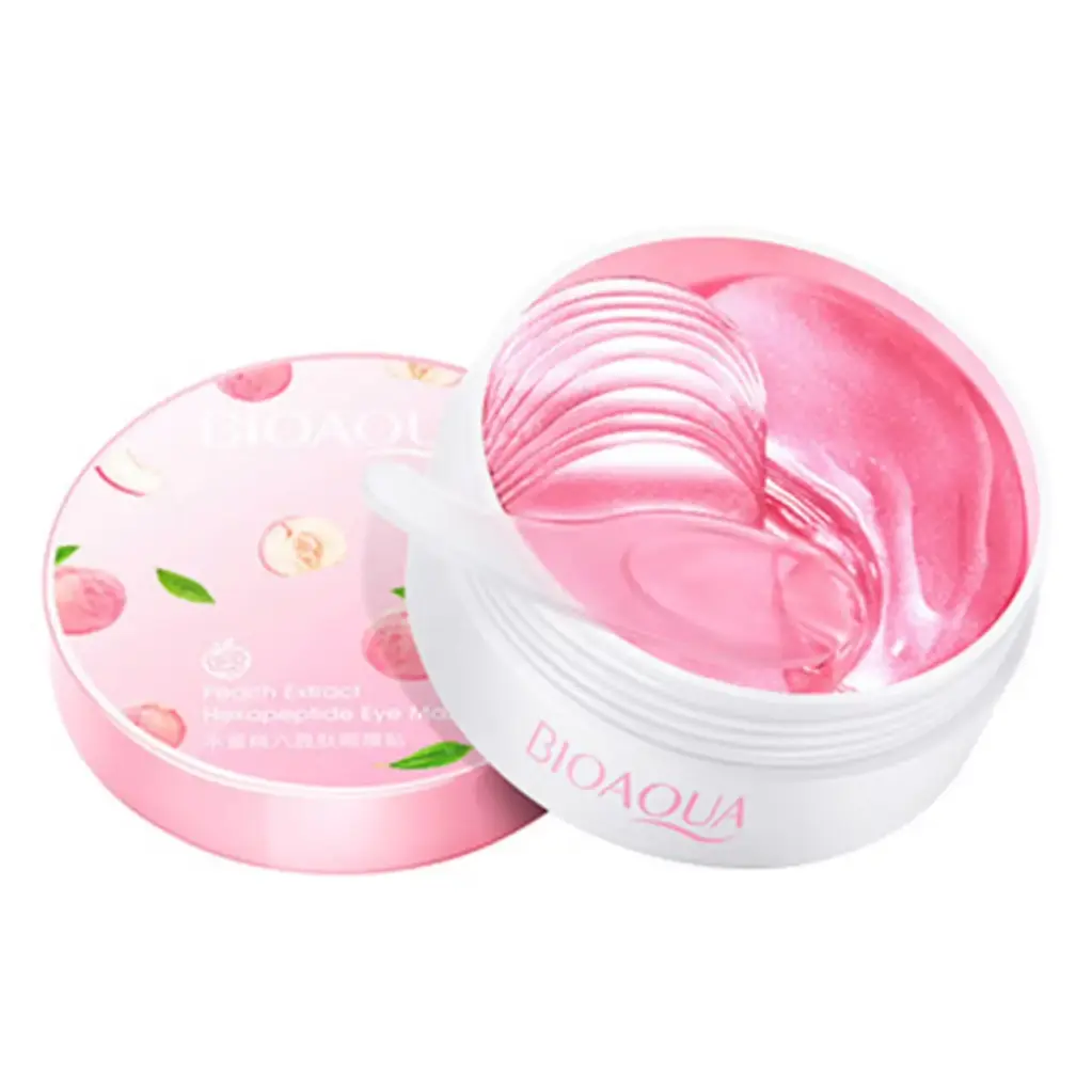BIOAQUA Peach Hexapeptide Eye Mask 80g (60 patches/30 pairs)