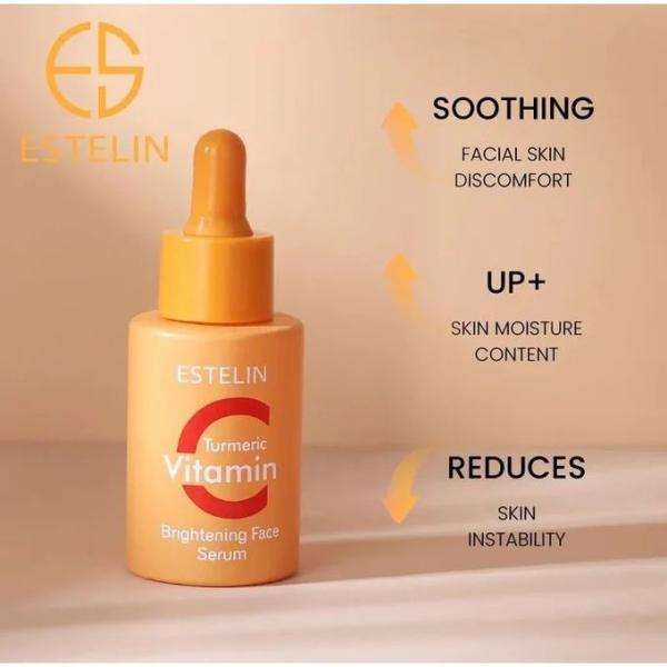 ESTELIN VITAMIN C TURMERIC FACE SERUM 30ML