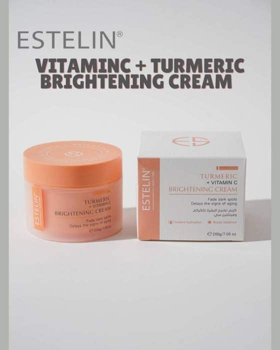 ESTELIN TURMERIC+VITAMINC BRIGHTENING CREAM 200G