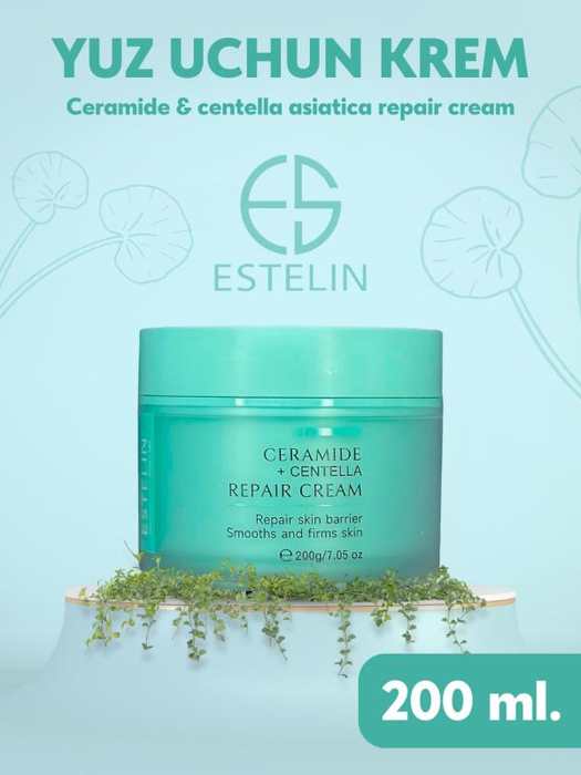 ESTELIN CERAMIDE+CENTELLA REPAIR CREAM 200G