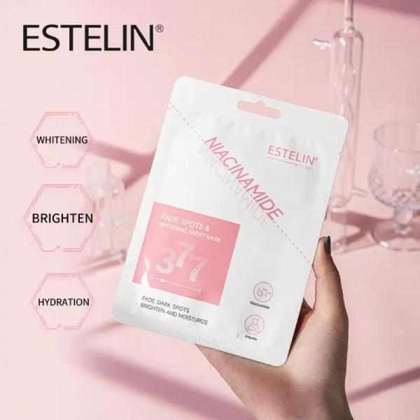 ESTELIN NIACINAMIDE FADE SPOTS Y WHITENING SHEET MASK