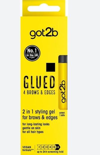 GOT2B GLUED 4 BROWS Y EDGES