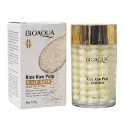 BIOAQUA RICE RAW PULP SLEEP MASK 120G