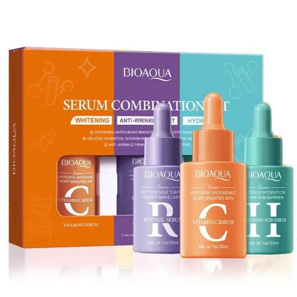 Bioaqua Set serum Vitamin c/retinol/Hialuronico