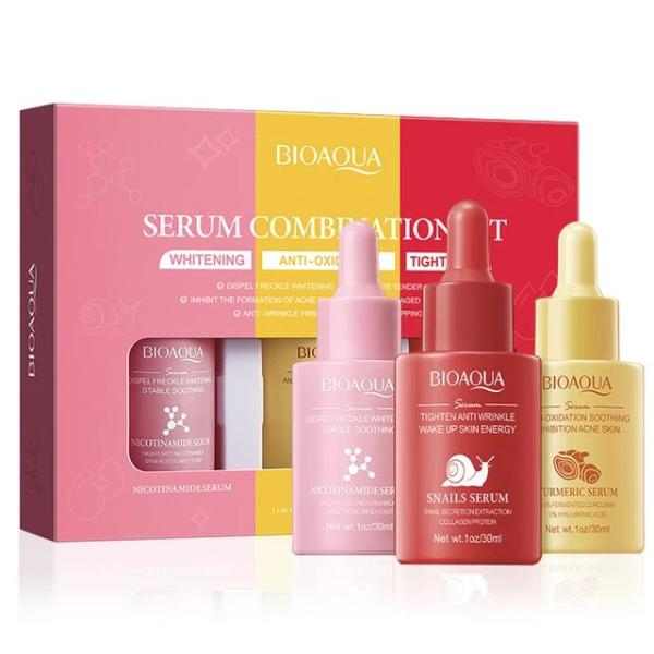 Bioaqua Set serum nicotinamide/turmeric/snail
