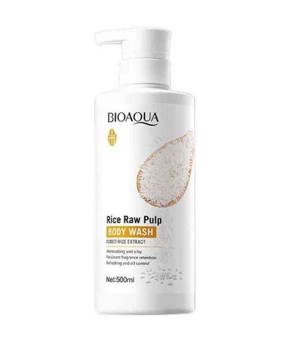 BIOAQUA RICE RAW PULP BODY WASH 500 ML
