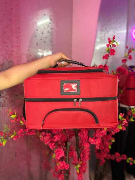 BELLAS MALETA DE MAQUILLAJE TELA CON ZIPPERS SURTIDO