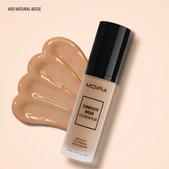 MOIRA Complete Wear Foundation (400, Natural Beige)