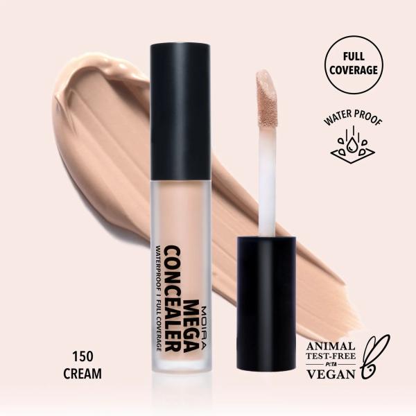 MOIRA Mega Waterproof Concealer ( #1.50 Cream )