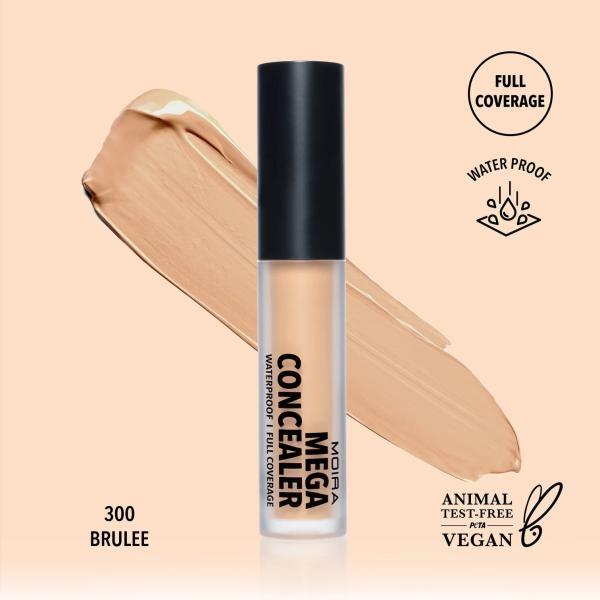 MOIRA Mega Waterproof Concealer ( #300 Brulee )