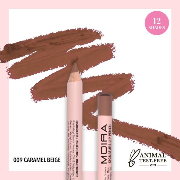 MOIRA Signature Lip Pencil (009, Caramel Beige)