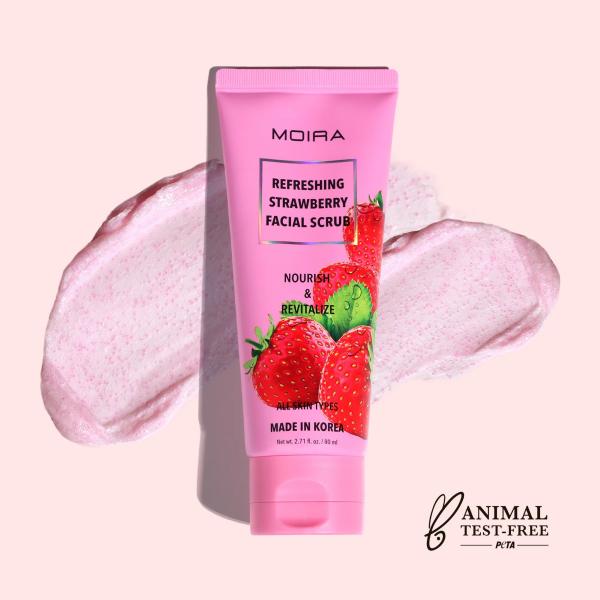 Moira Refreshing Strawberry Facial Scrub