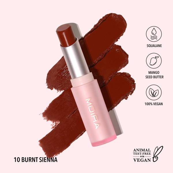 Moira Signature Lipstick (010, Burnt Sienna)