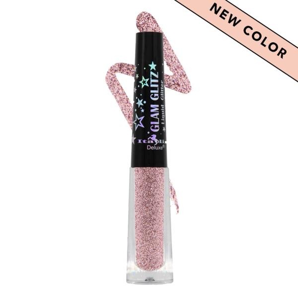 Italia Deluxe Glam Glitz Liquid Glitter B9 Silver Pink