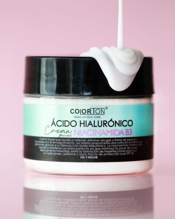 Colorton CREMA FACIAL ACIDO HIALURONICO Y NIACINAMIDA B3