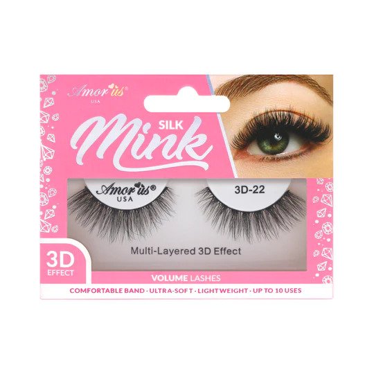 Amor Us 3D SILK MINK LASHES #22