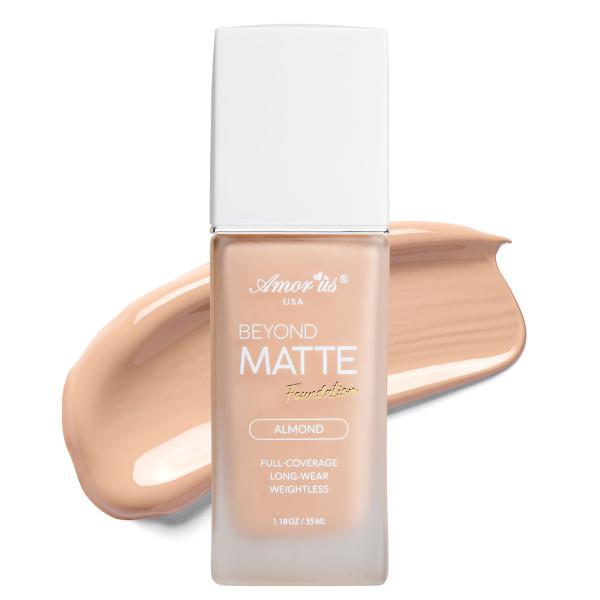 Amor Us BEYOND MATTE FOUNDATION 02 ALMOND