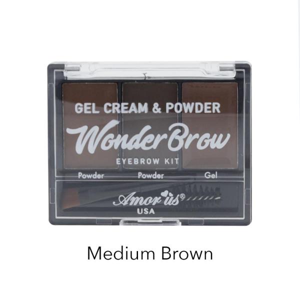 Amor Us GEL CREAM WONDER BROW MEDIUM BROWN