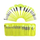 BEAUTY CREATIONS JUEGO DE BROCHAS DE 24 PIEZAS THE NEON YELLOW