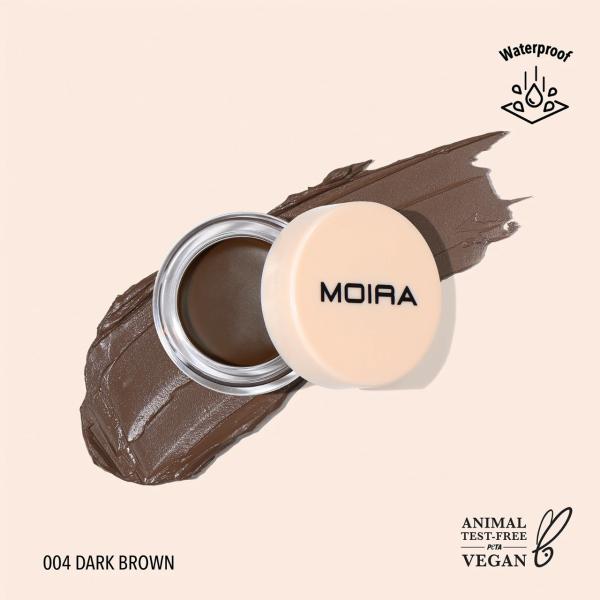 MOIRA Define &amp; Sculpt Brow Pomade (004, Dark Brown)