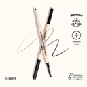 MOIRA 1.5mm Precision Brow Pencil (010, Ebony)