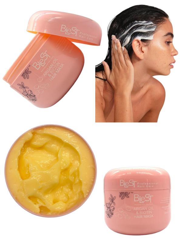 BLEST PROFESSIONAL HAIR CARE ARGAN OIL &amp; BIOTIN HAIR MASK