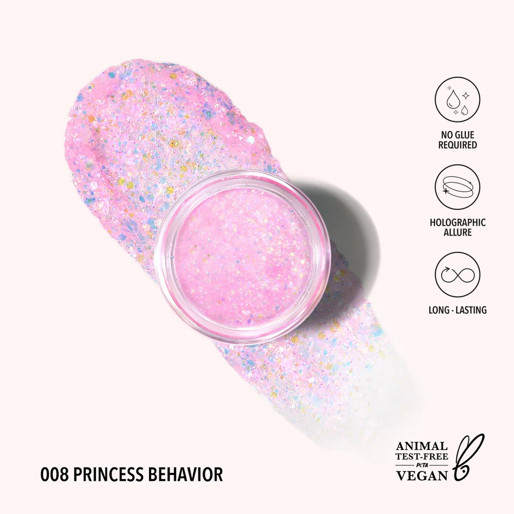 Moira Hologram Glitter Gel (008, Princess Behavior)