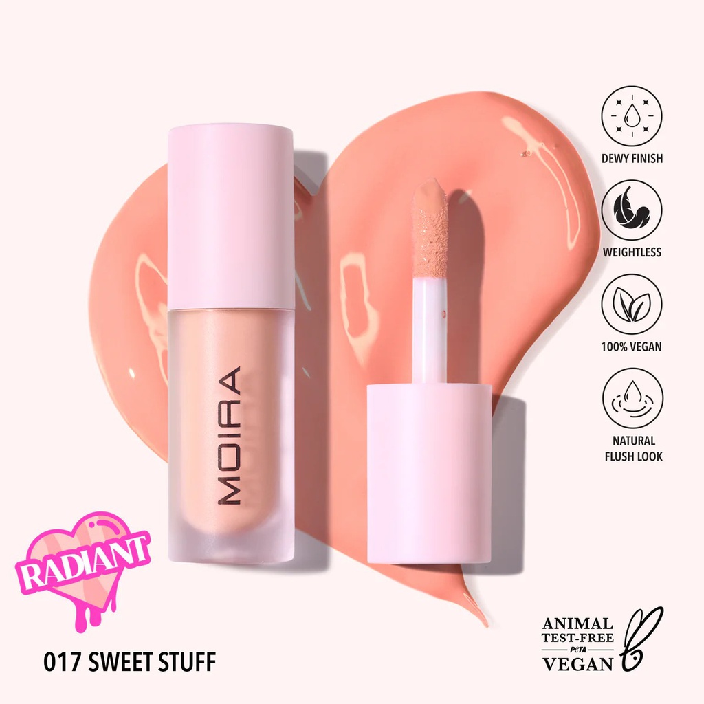 Moira Love Steady Liquid Blush (017,SWEET STUFF)