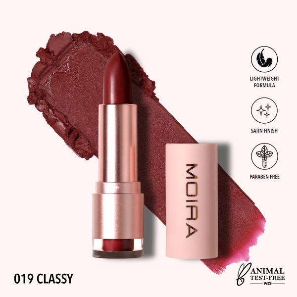 Moira LIP GODDESS LIPSTICK (019, CLASSY)