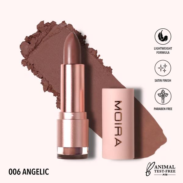 Moira LIP GODDESS LIPSTICK (006, ANGELIC)