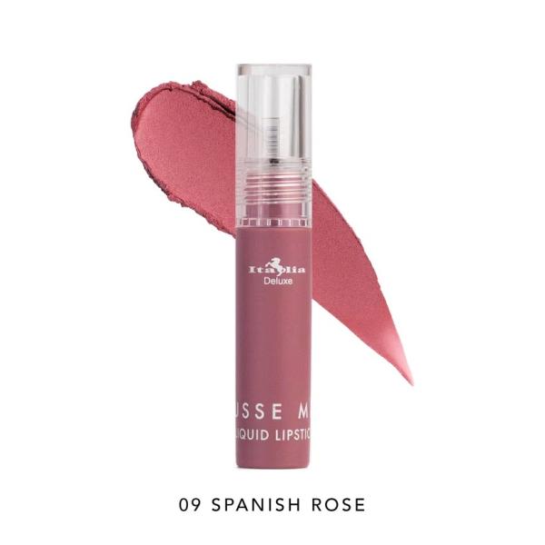 Italia Deluxe Mousse Matte Liquid Lipstick 09 Spanish Rose