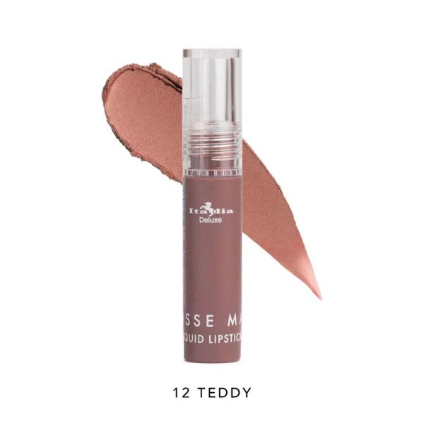 Italia Deluxe Mousse Matte Liquid Lipstick 12 Teddy