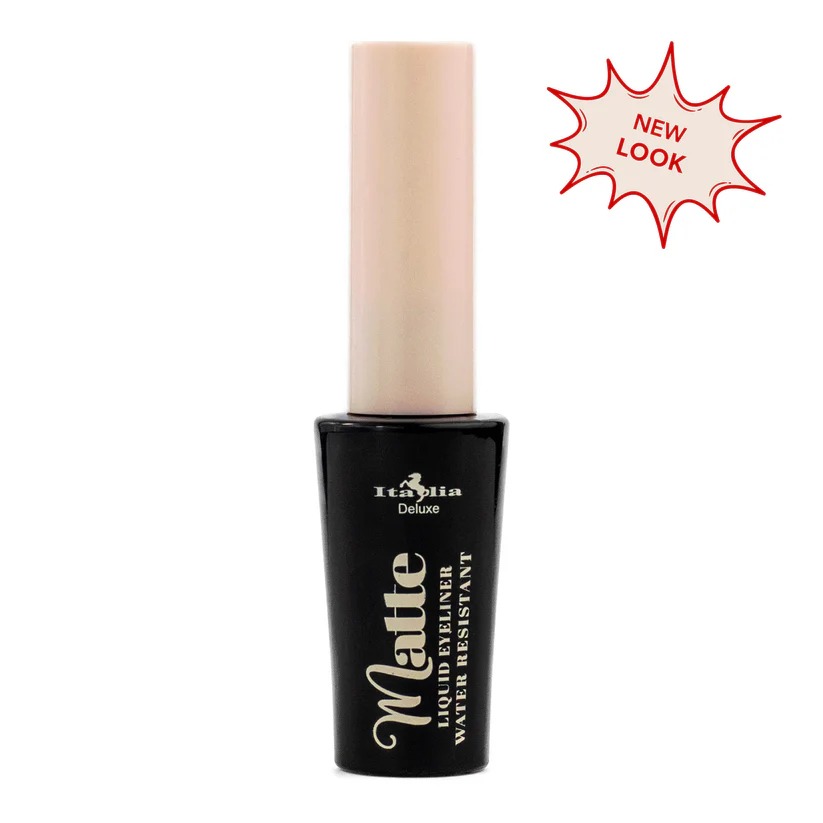 Italia Deluxe Matte Black Liquid Eyeliner