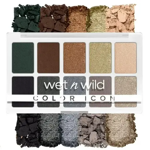 [077802140760] 10 Pan Eyeshadow Palette Lights Off