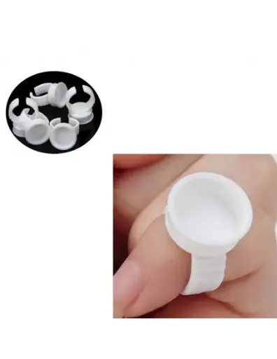 [100139] Anillos para Goma de Pigmentos – Anillos Desechables para Uñas y Pigmentos