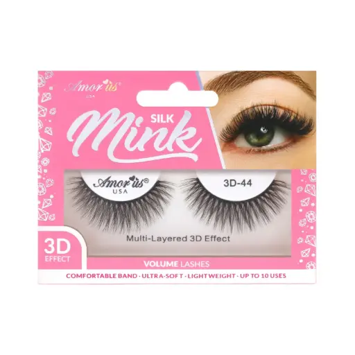 [681441562335] Amor Us 3D SILK MINK LASHES #44